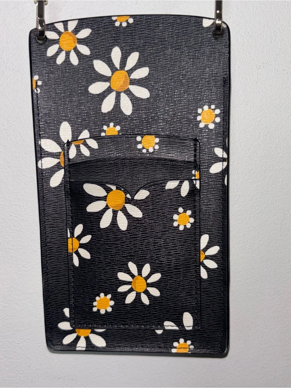 Kate Spade New York Spencer Daisy Dots Slim Crossbody Phone Bag Logo Gold